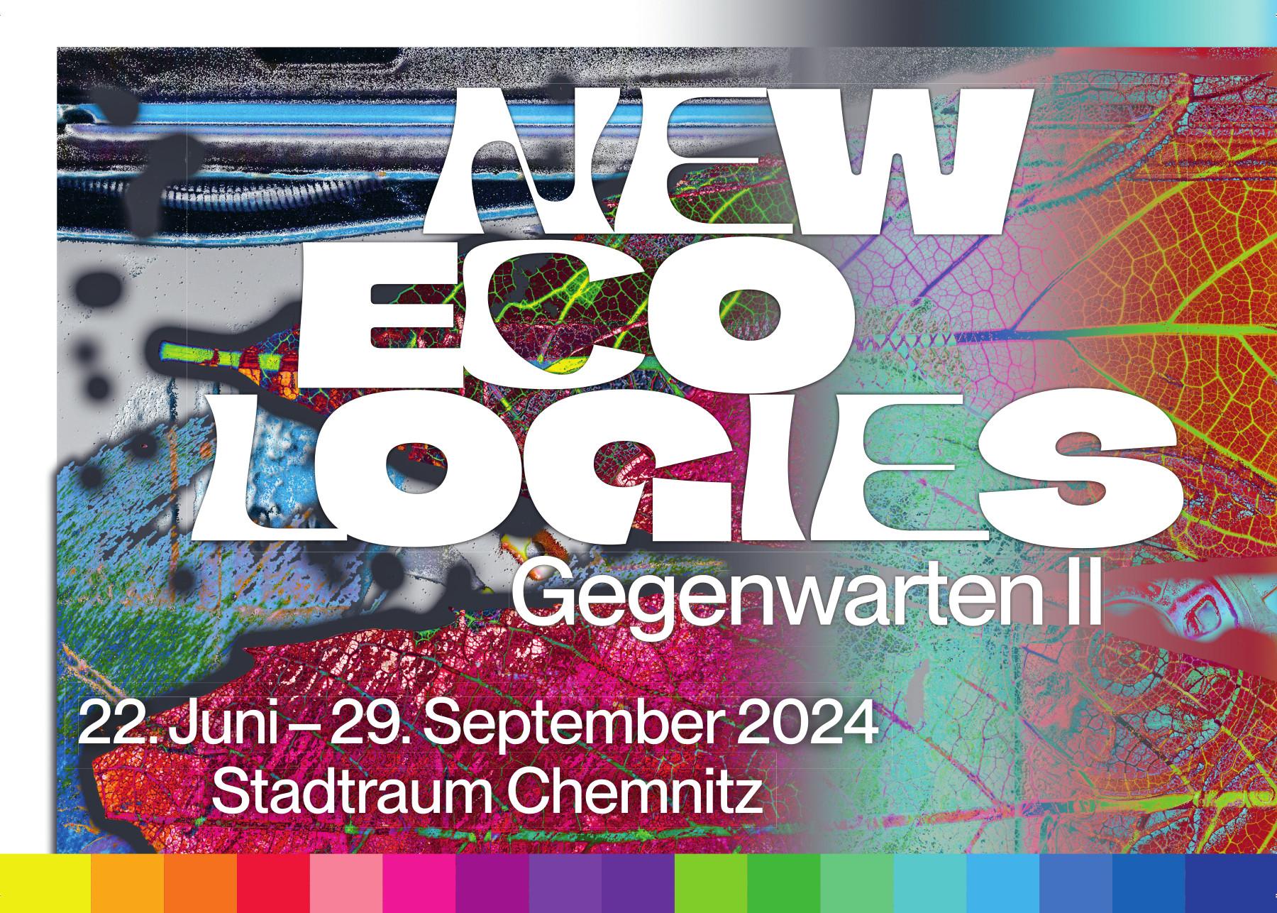 Gegenwarten II – New Ecologies exhibition flyer