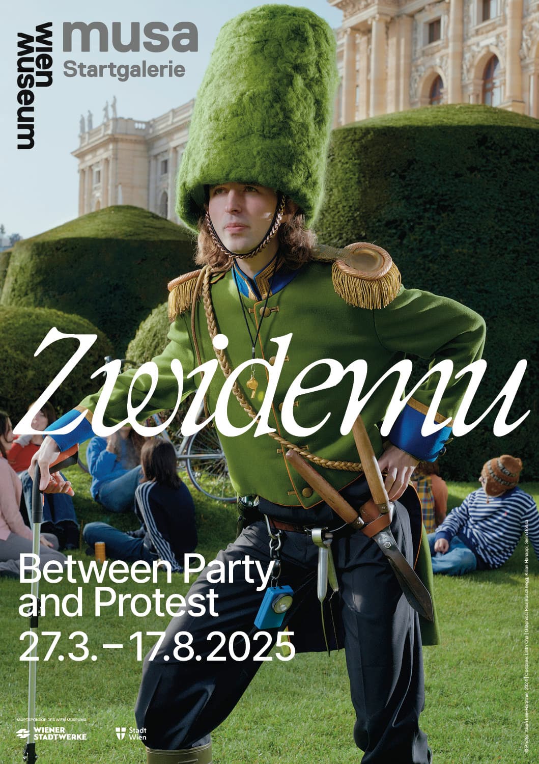 Zwidemu – Zwischen Party und Protest exhibition flyer