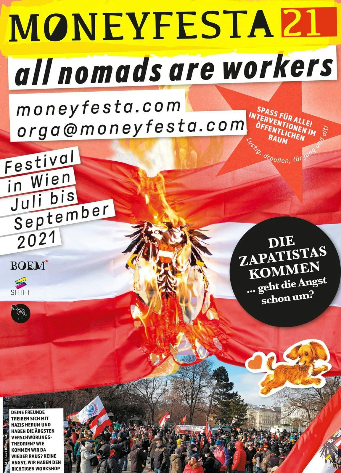All Nomads are Workers exhibition flyer